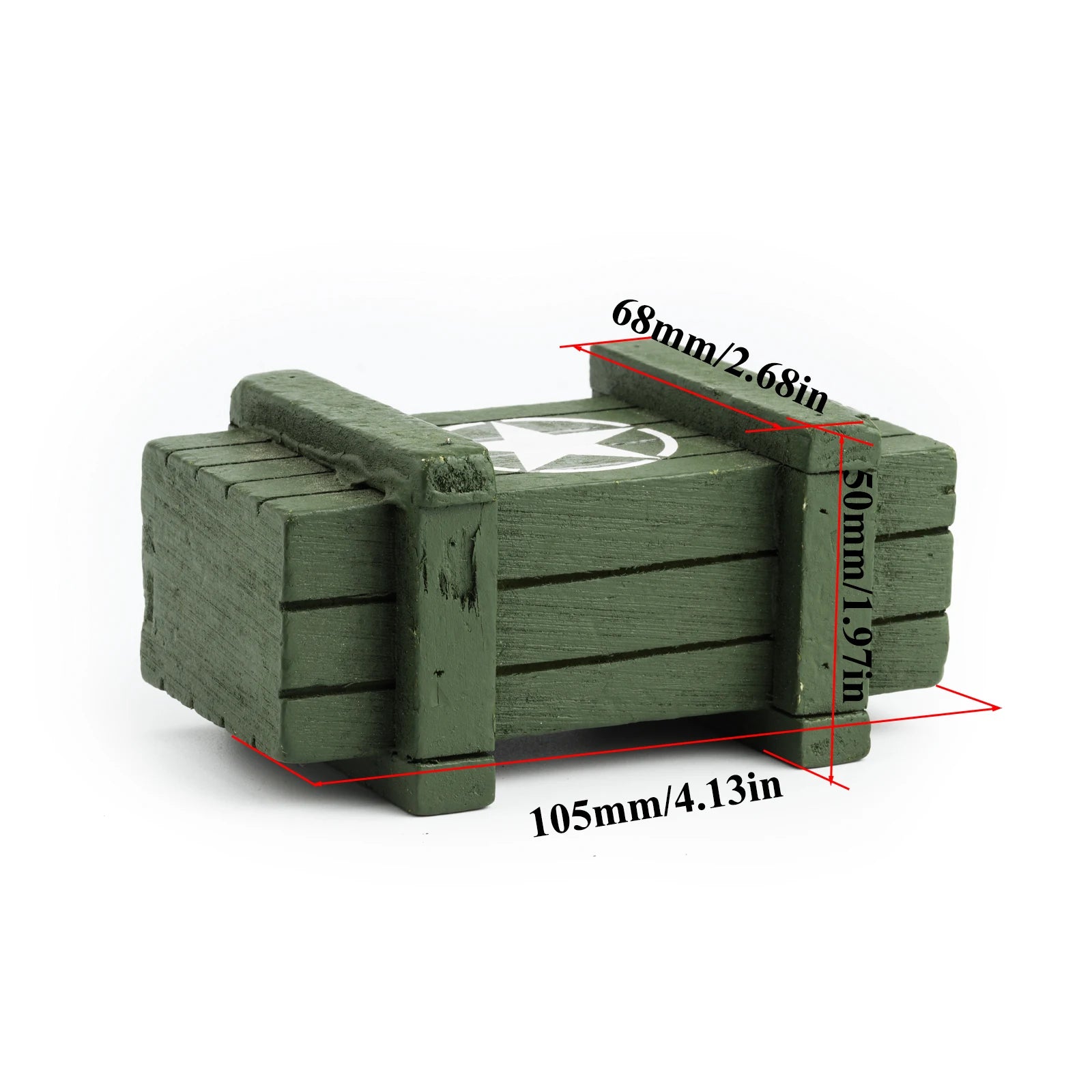Molded Decoration Fuel Tank Shovel Oil Drum For 1/10 RC Crawler Axial SCX10 Capra TRX4 TRX6 Redcat