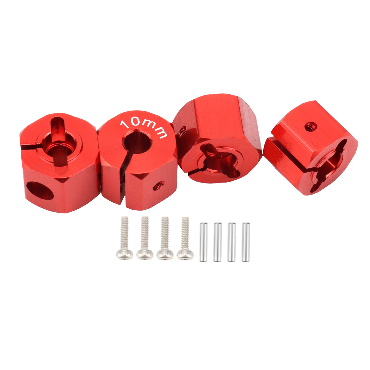 Aluminum 5/6/7/8/9/10/11/12mm Adapter Hex 12mm Drive Hub with Pin Screws for RC Auto Track Truck HSP HPI Tamiya Traxxas Slash