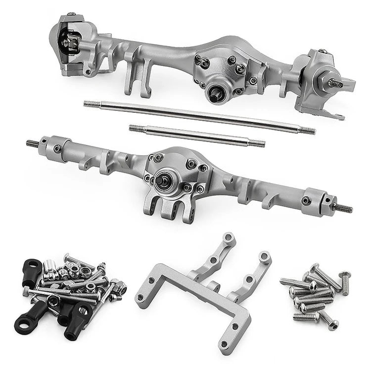 F10T CNC Aluminum Axle Set for Axial SCX10 II SCX10 III VS4-10  10.2 Complete Upgrade Axles Assembly for RC Crawler Truck Parts