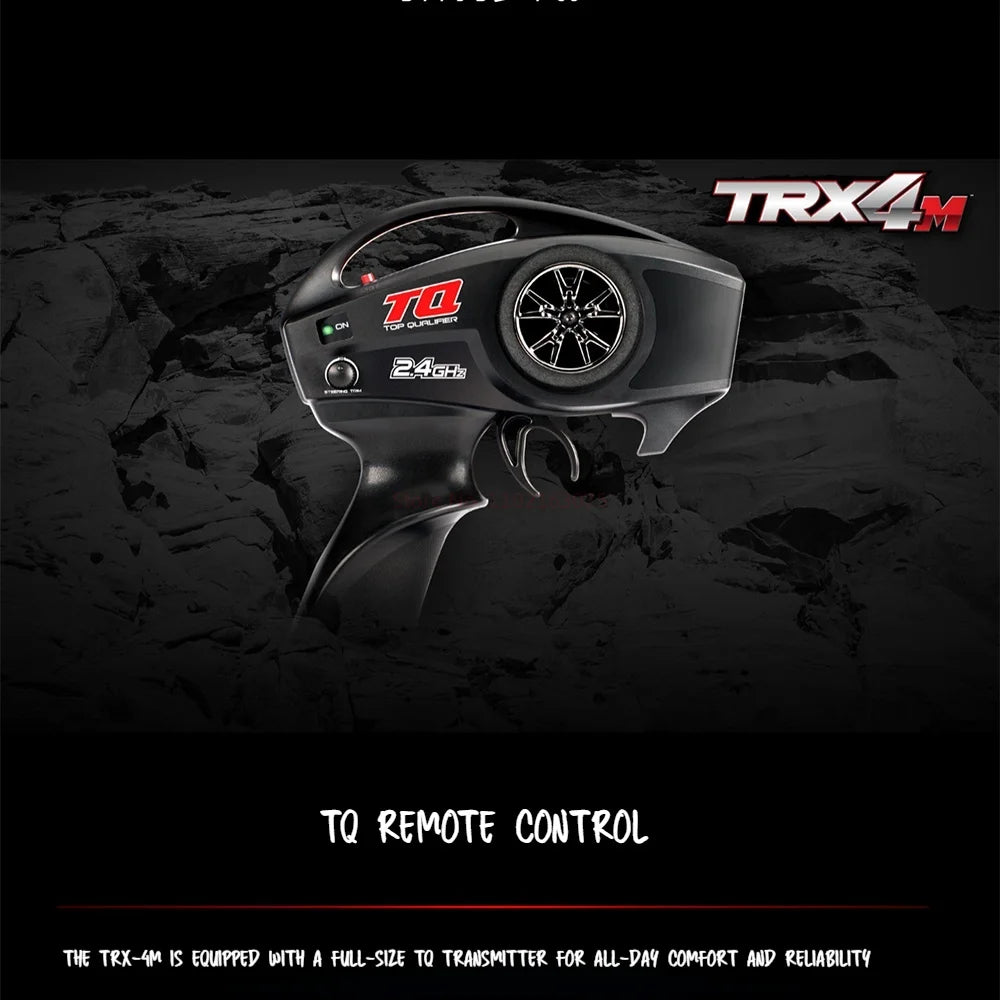TRAXXAS 1/18 RC Car TRX4M K10 Heightening Crossing Version Of Climbing Car Off-road Vehicle Toys For Adult Kid Gift