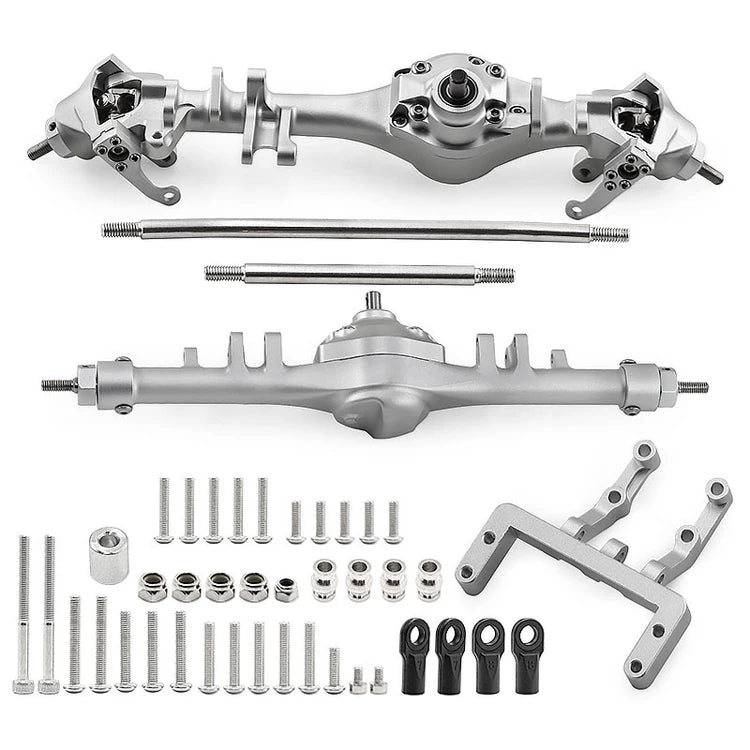 F10T CNC Aluminum Axle Set for Axial SCX10 II SCX10 III VS4-10  10.2 Complete Upgrade Axles Assembly for RC Crawler Truck Parts