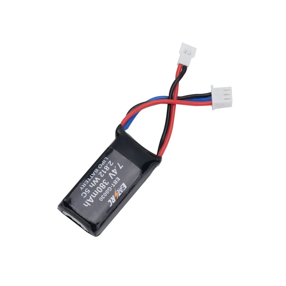 FMS Battery 7.4V 2S 380Mah 600Mah 900Mah For 1/18 1/24 FMS RC Electric Model Car Jimny FCX24 K5 FCX18 LC80 BUGGY