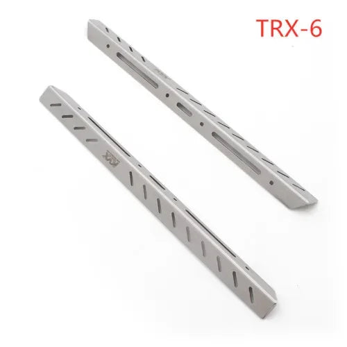 Stainless steel Side pedal guard For 1/10 RC Crawler Car Traxxas TRX-6 Mercedes Benz 6*6 frame Upgrade parts