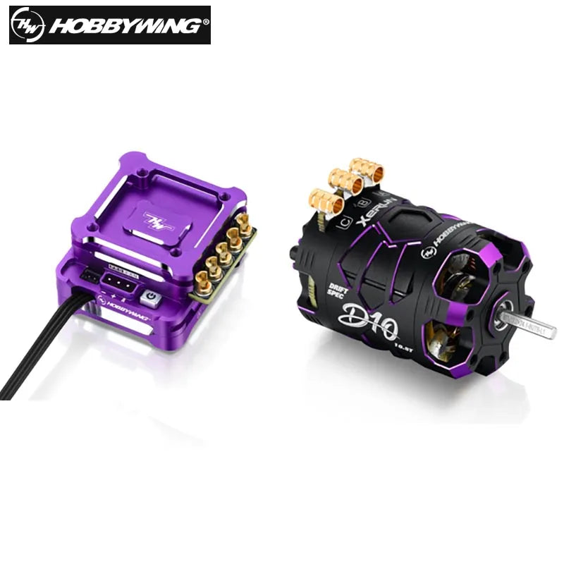 HobbyWing XeRun XD10 PRO 100A/800A ESC 2S Lipo Brushless Sensored D10 Motor Electronic Speed Controller for 1/10 RC Drift Car