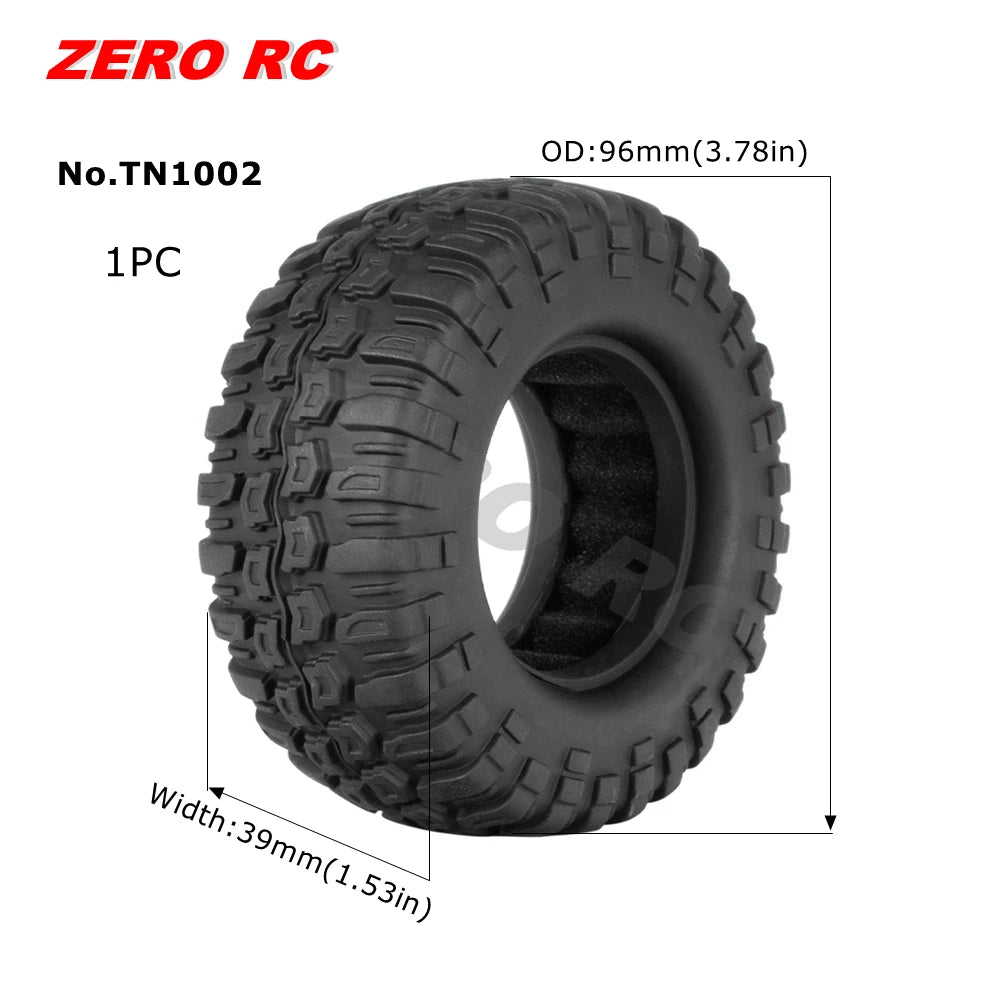 RC TRUCK 1.9" Rock Crawler Tires 90-117mm Tyre For 1/10 Off Road AXIAL SCX10 II III CAPRA TRAXXAS TRX-4 RGT MST RC4WD D90 WHEEL