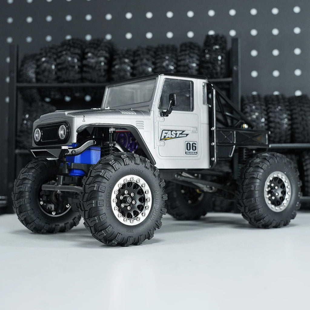 INJORA 1.3" Aluminium Beadlock Wheels for 1/24 1/18 RC Crawler (W1311)