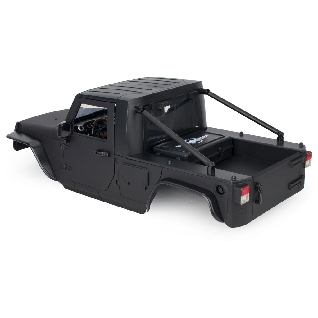 313mm 12.3in Wheelbase Hard Plastic Pickup Body Shell Unassembled Kit for 1/10 RC Crawler Car Axial SCX10 90046 Jeep Wrangler