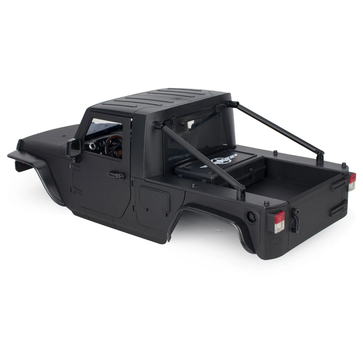 313mm 12.3in Wheelbase Hard Plastic Pickup Body Shell Unassembled Kit for 1/10 RC Crawler Car Axial SCX10 90046 Jeep Wrangler