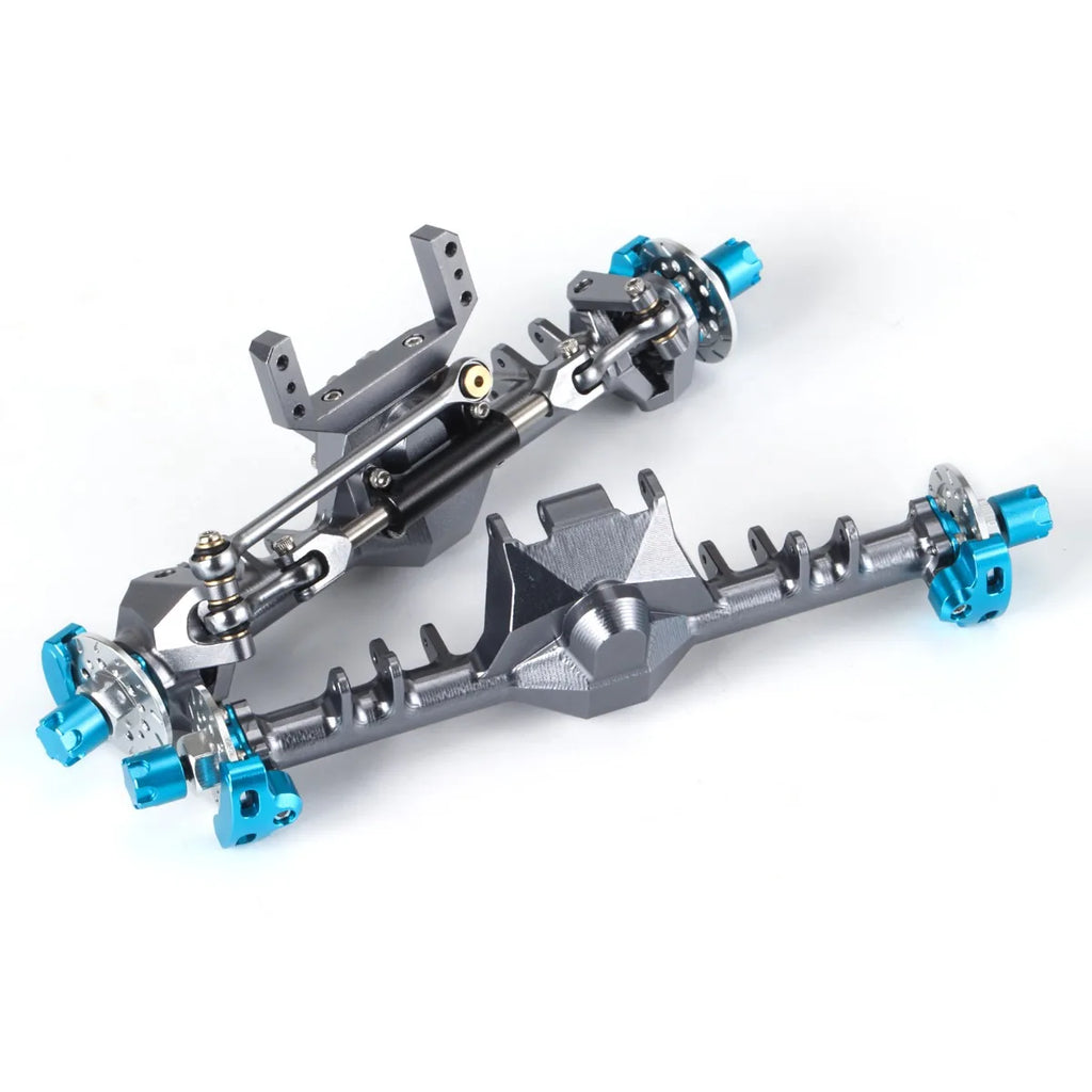 HooCrawler CNC Aluminum SCX24 RC Crawler Axles +9mm Straight Axles for 1/24 RC Crawlers SCX24 90081 C10 JEEP Gladiator