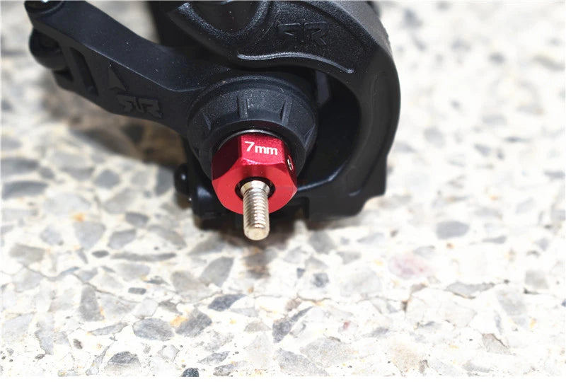GPM for ARRMA 1/10 GRANITE SENTON BIG ROCK VORTEKS 3S Metal Alloy 12mm Hex 7MM Thickness Wheel Hub Adapter AR310779 AR310871
