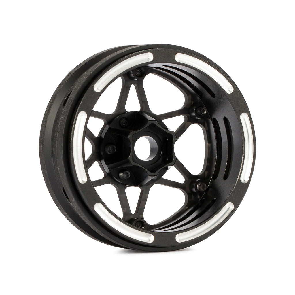1.9 Inch Carbon Fiber Portal Beadlock Wheels Rims for 1/10 RC Crawler lightweight design GSPEED LCG Chassis Capra SCX10 Pro TRX4
