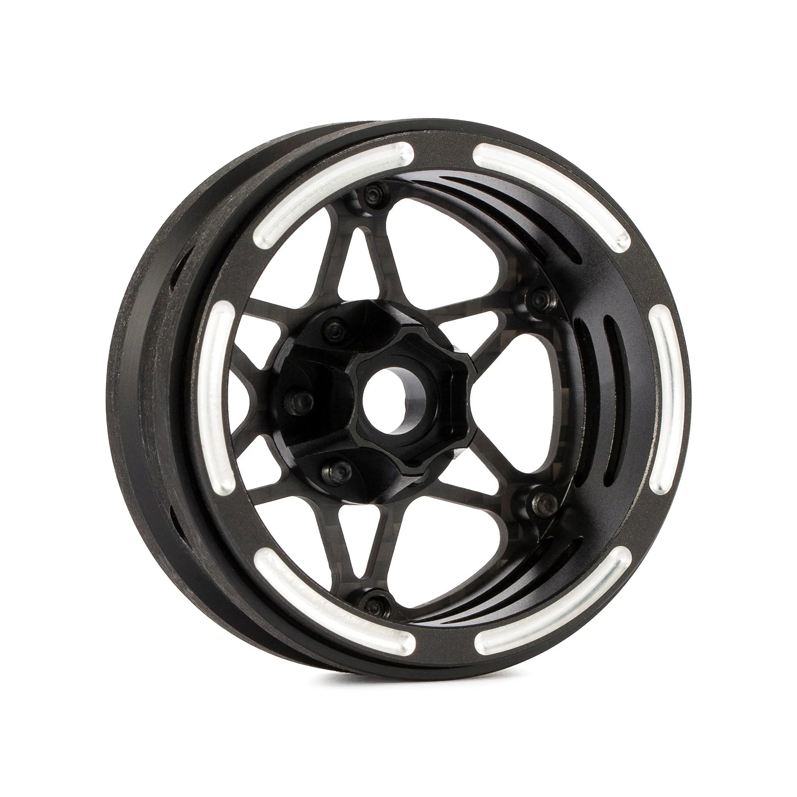 1.9 Inch Carbon Fiber Portal Beadlock Wheels Rims for 1/10 RC Crawler lightweight design GSPEED LCG Chassis Capra SCX10 Pro TRX4
