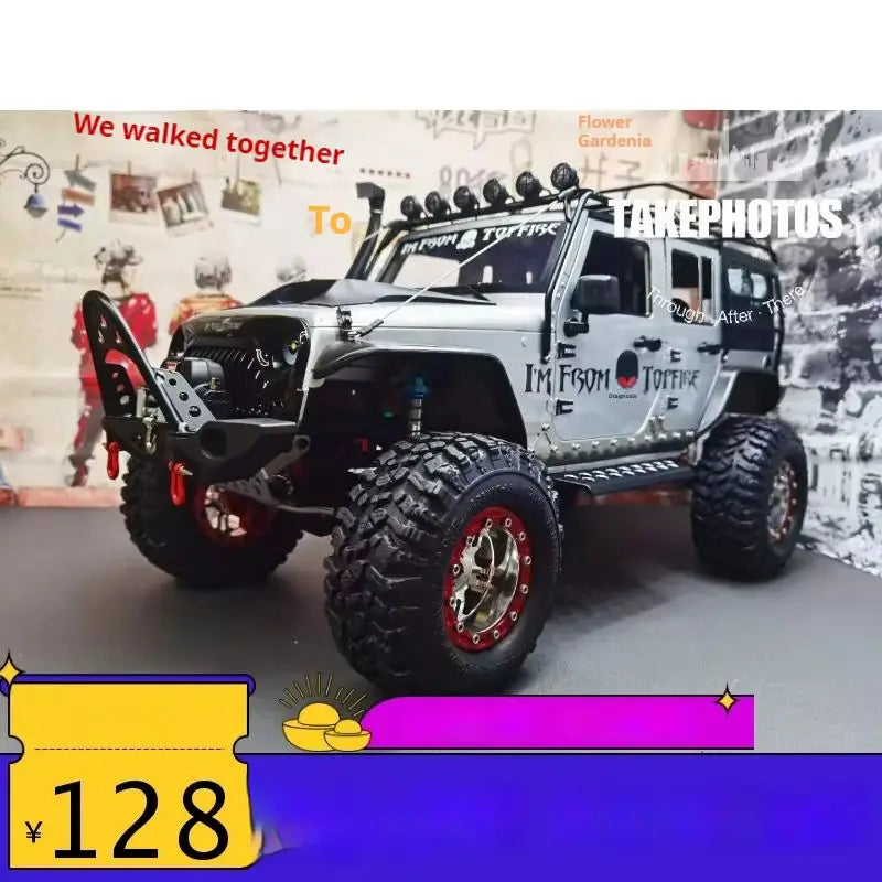New Scx10 Simulation Climbing Car Wrangler Adult Remote Control Four-Wheel Drive Off-Road Rc Model Car Metal Frame