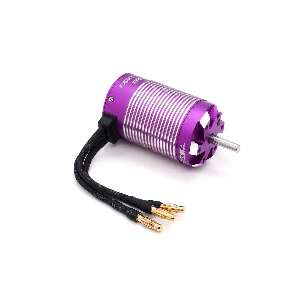 YSIDO Brushless Sensorless Motor 3674/3660/3650 4 Poles for 1:8 1:10 WLtoys HSP Tamiya Traxxas GTR RC Off-Road Racing Buggy Cars