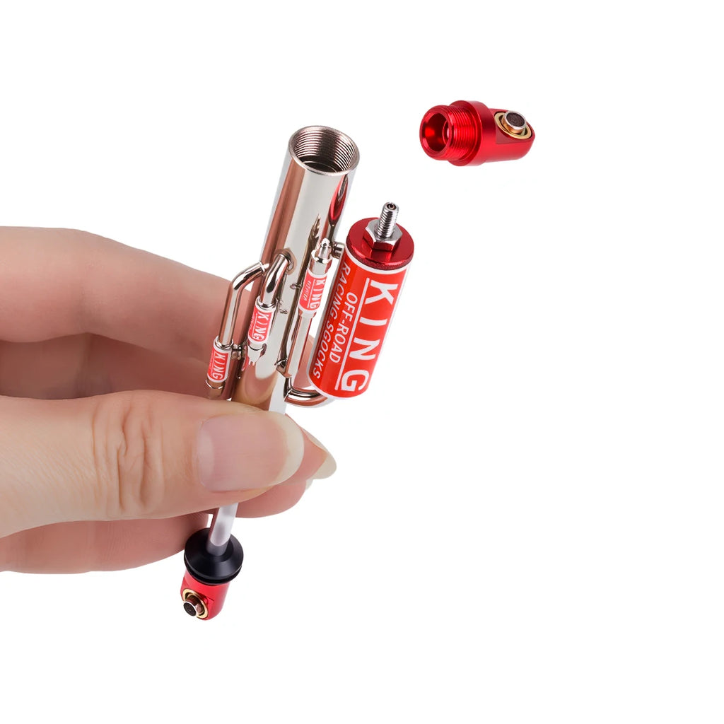 1/10 Scale Simulated Damper Shock Absorber w/Sticker Decorative Accessories for RC Crawler UT4 TRX4 RR10 Wraith Roll Cage DIY