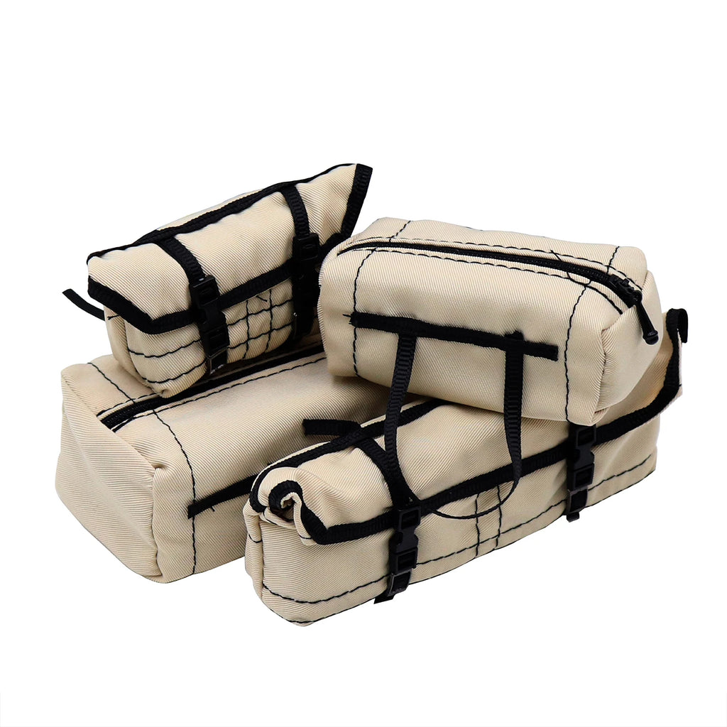 Simulation Replica Bag Roof Travel Bag Scale Decoration Luggage Bag For RC Crawler Car 1/10 1/12 1/18 SCX10 TRX4 TRX4M WPL MN