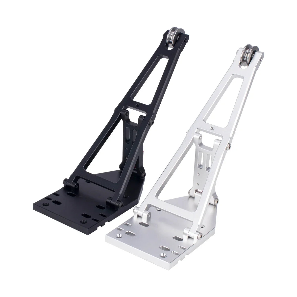 CNC Aluminium RC Wrecker Tow Truck Crane Arm kit Simulation for 1/10 Car Crawler Axial Capra 1.9UTB Trail Buggy Upgrade parts