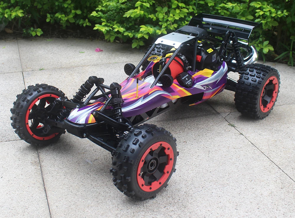 New Aarrival 1/5 Scale Gas Petrol Engine Powered RC Car High Speed Remote Control Buggy Rofun Baha Rovan Baja 5B 29CC