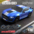 MJX Hyper Rc Car 10306 Ford Mustang Shelby Gt500 1:10 Scale Brushless High Speed Off Road Rally Pc Body Vehicle For Hobby Lovers