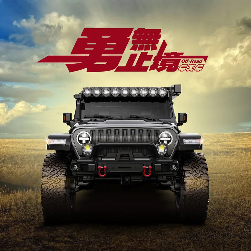 RLAARLO JK07 Pro RC Cars Off-Road 1/7 Scale Electric RC Crawler with Two-Speed Transmission, Model Car Gift for RC Enthusiasts