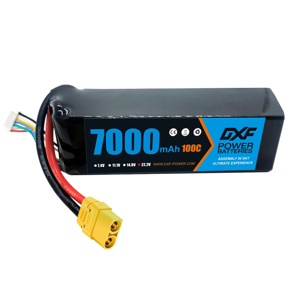 2PCS VARCS 7.4V 7.6V 11.4V 11.1V 15.2V 14.8V 22.2V 2S 3S 4S 6S 5200Mah 6300Mah 6500mAh 6200mAh 6750mAh 8000mAh 7000mAh 10000mah