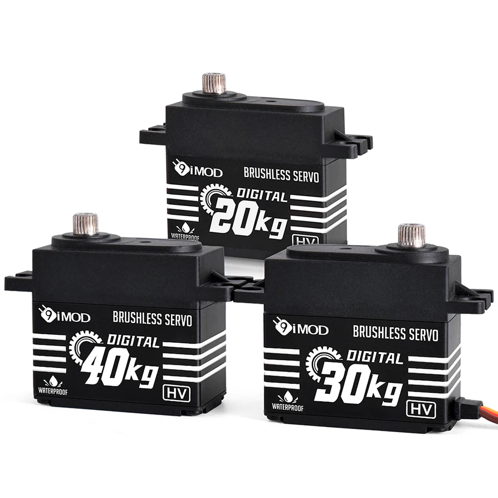 9imod Brushless Servo Waterproof Digital Metal Gear Servo for 1/8 1/10 RC Crawler Car Boat