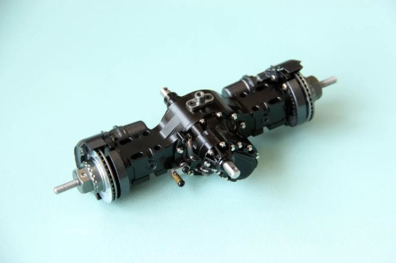 1/14 RC Truck Metal 4x4/6x6/8x8 Front Rear Power Axle Diff Lock Simulated Brake Disc for Tamiya Scania MAN Benz VOLVO Car Parts
