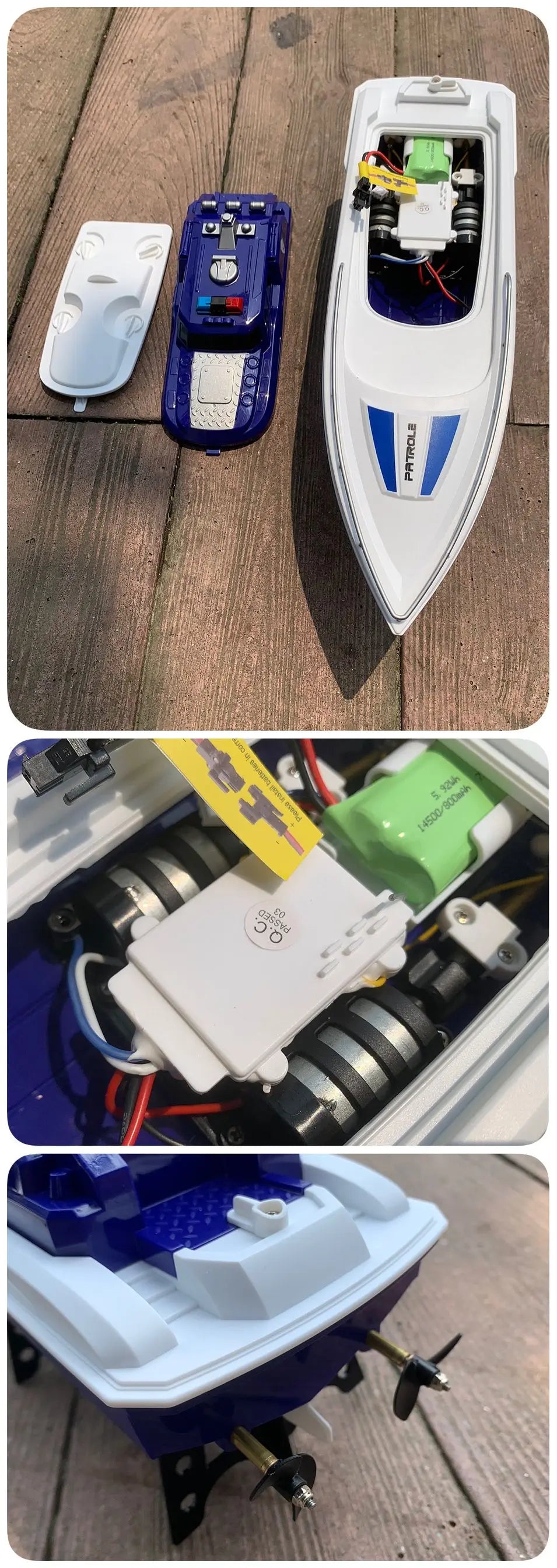 Super large remote control yacht 2.4G remote control ship model driven by two motors 70CM (27.5 inches) large hull outdoor lakes