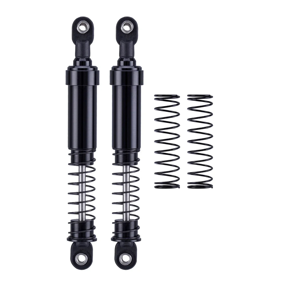 HooCrawler 75mm-115mm Big Bore Shocks with Oil Filled for 1/10 RC Crawler LCG Chassis Cheater Rigs Capra SCX10 TRX4 Gspeed V4