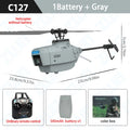 C127 C128 RC Helicopter 2.4G 6-Axis Gyro 4CH 720P Camera Altitude Hold Optical Flow FPV RC Helicopter Toys VS C127 AI Brushless