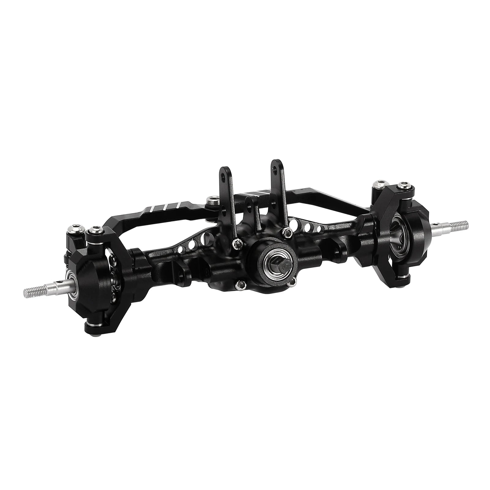 INJORA CNC Aluminum 4mm Extended Front Rear Complete Axles for 1/18 RC Crawler TRX4M Upgrade (4M-61)