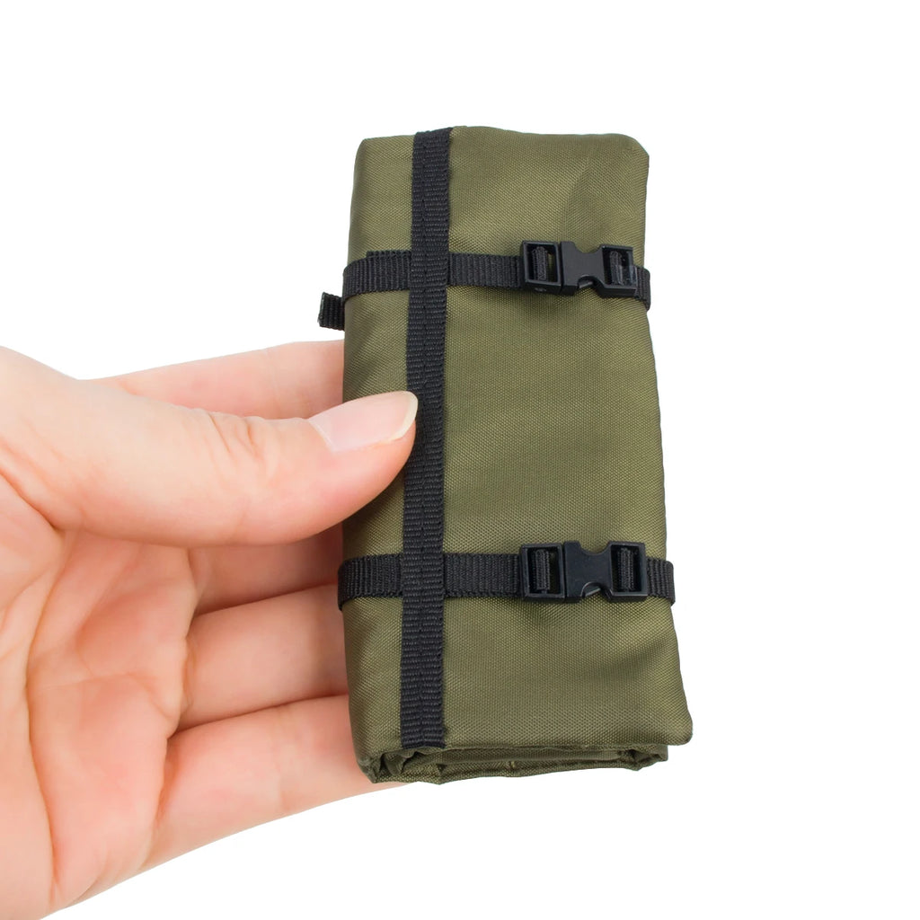 Simulated Roof Bag Sleeping Bag Luggage Bag for 1/8 1/10 RC Crawler Traxxas SCX24 TRX4M Defender D90 Bronco Upgrade Parts