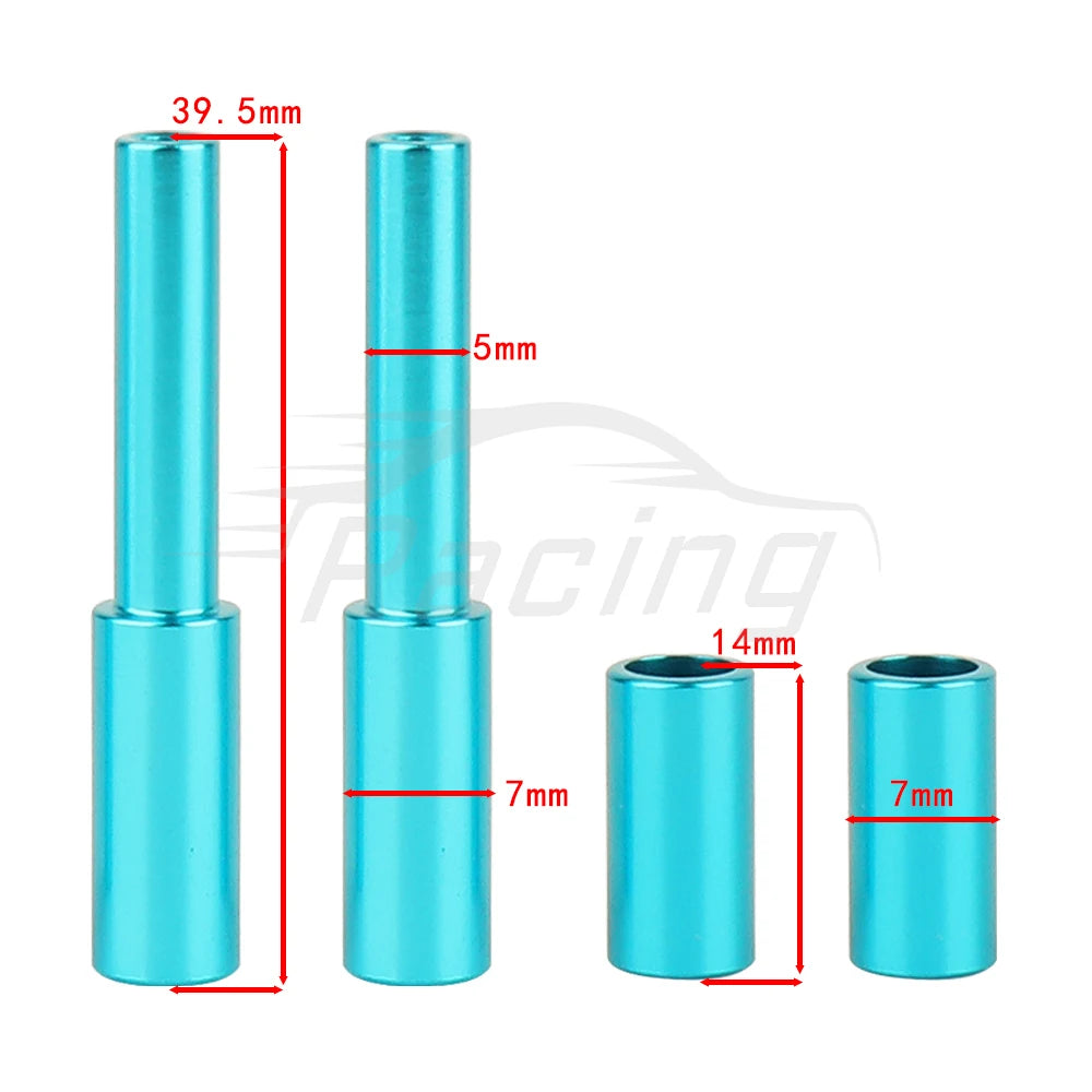 Metal Suspension Arms Steering Knuckle Gearbox Housing Motor Mount CVD Shaft for Tamiya TT01 TT-01 1/10 RC Car Upgrade Parts