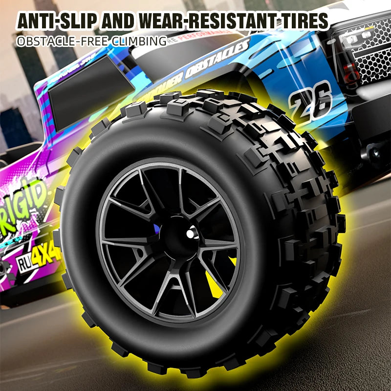 90KM/H High Speed Brushless Four-Wheel Drive Remote Control Car Off-road Vehicle RC Drift Racing With Lights RC Car Adult Toys