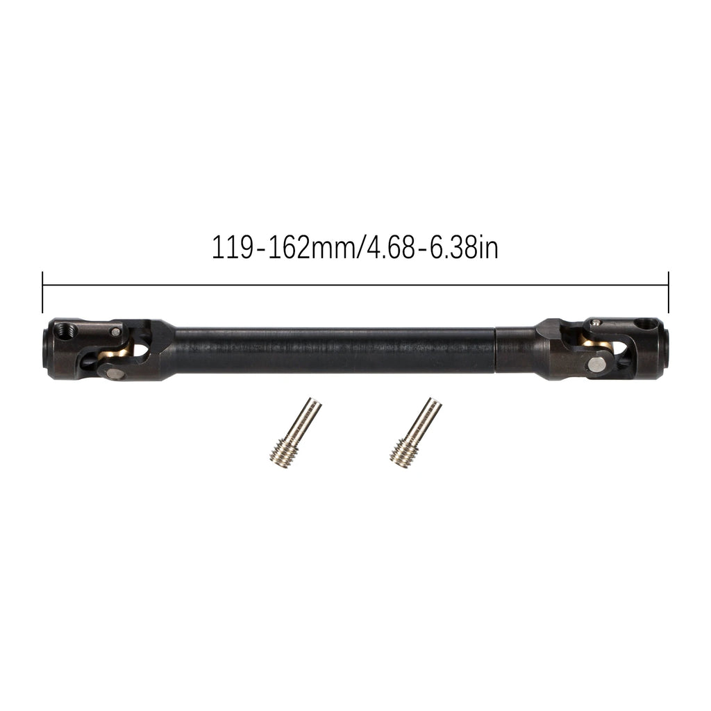 Hardened Steel Driveshaft Heavy-Duty RC Car Drive Shaft for 1/10 RC Crawler SCX10 II III Pro Wraith Capra RR10 TRX4 Element LCG
