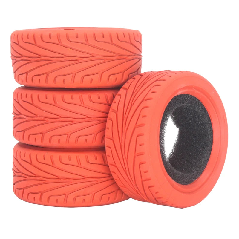 1:10 Scale RC model Car parts On Road 26mm High Grip Rubber Tires Fit HSP HPI HIMOTO REDCAT Racing for HSP 94123/94122/94103
