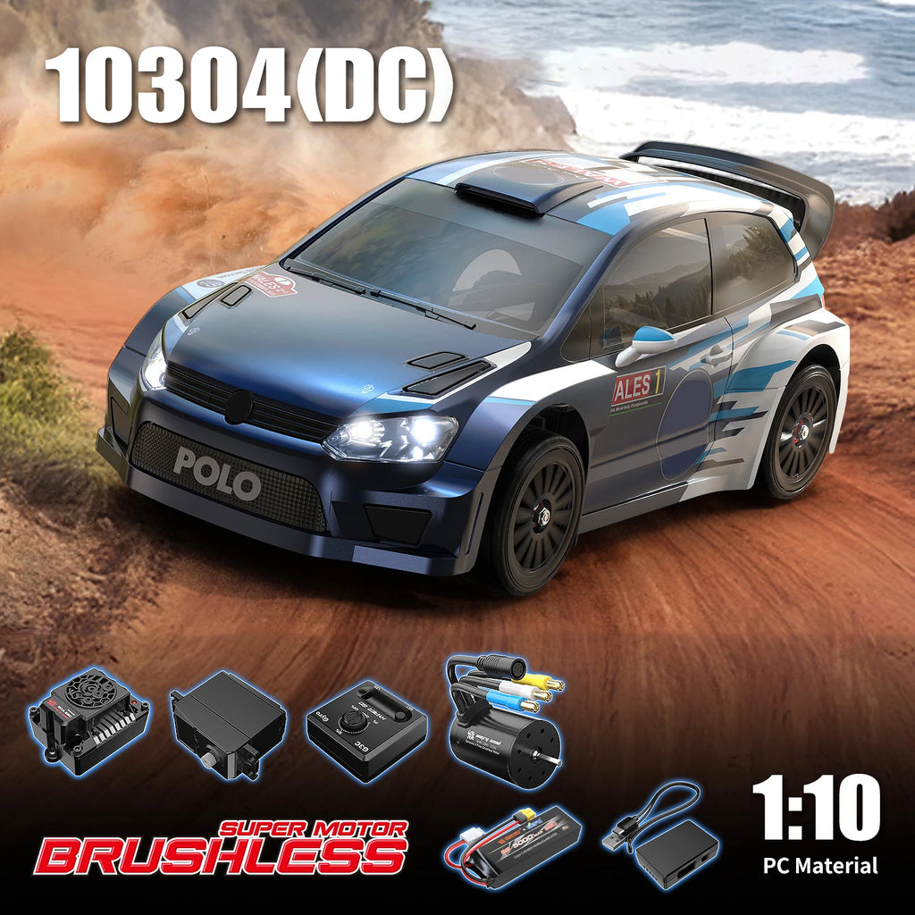 MJX 10303 10304 1/10 RC Car Brushless 70KM/H High Speed Racing Vehicle RTR 4WD Off-road Remote Control Drifting Crawler ModelToy