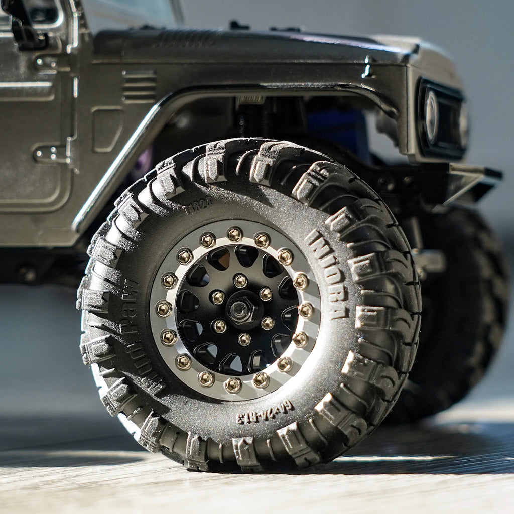 INJORA 1.3" Aluminium Beadlock Wheels for 1/24 1/18 RC Crawler (W1311)