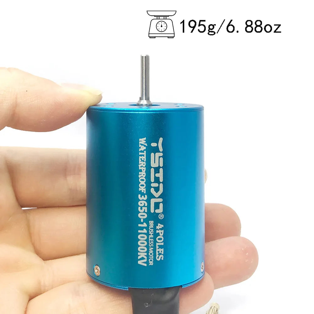 YSIDO 3650 3660 3665 3674 4500KV 5400KV Brushless Motor WaterProof for 1/10 1/12 Traxxas HSP RedCat Tamiya SCX10 RC Crawler Cars