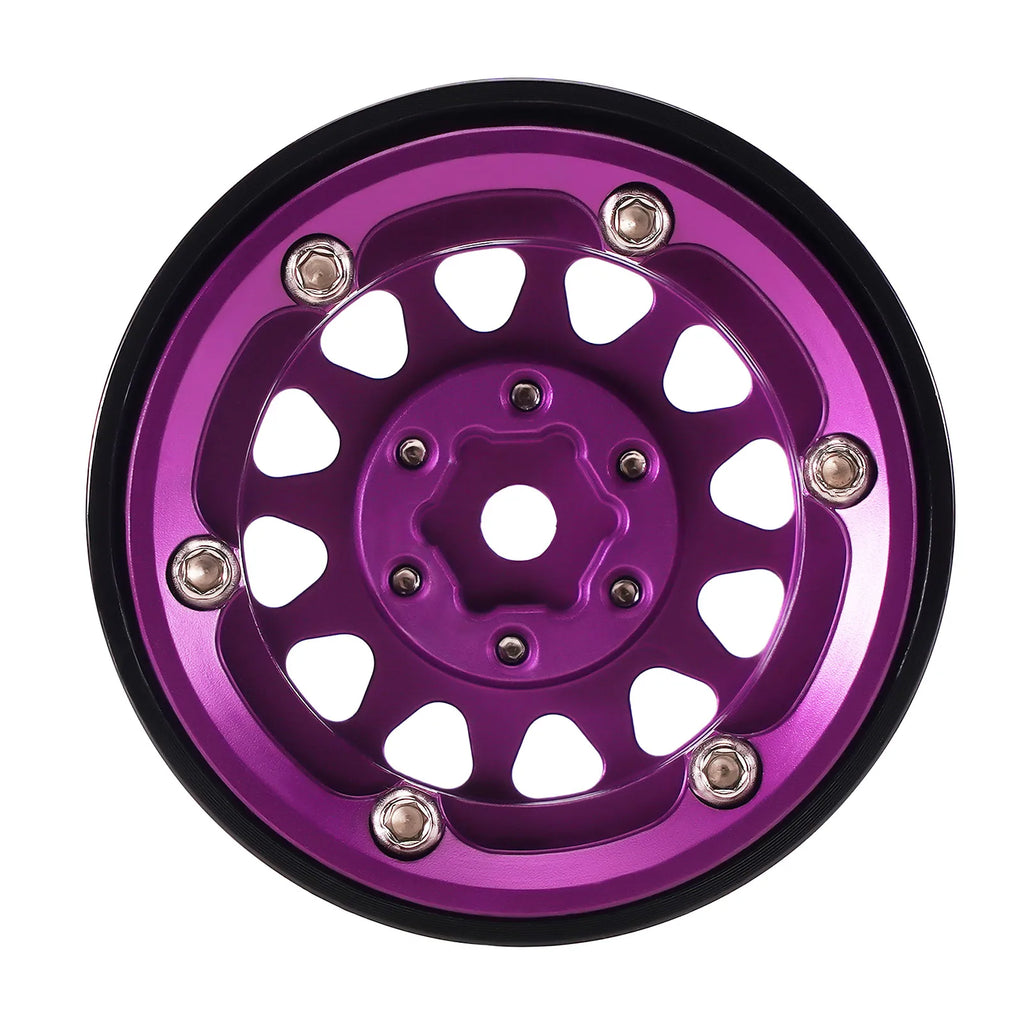 INJORA 1.3" Aluminium Beadlock Wheels for 1/24 1/18 RC Crawler (W1311)