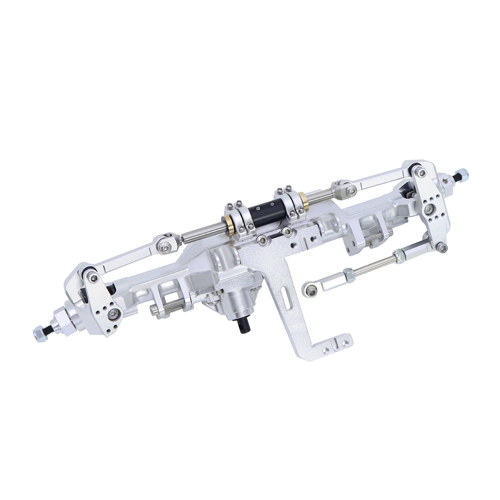 CNC Aluminum H10 Front Rear Straight Axle Set Complete Axles For 1/10 RC Crawler Car Vanquish H10 Optic Upgrade Parts