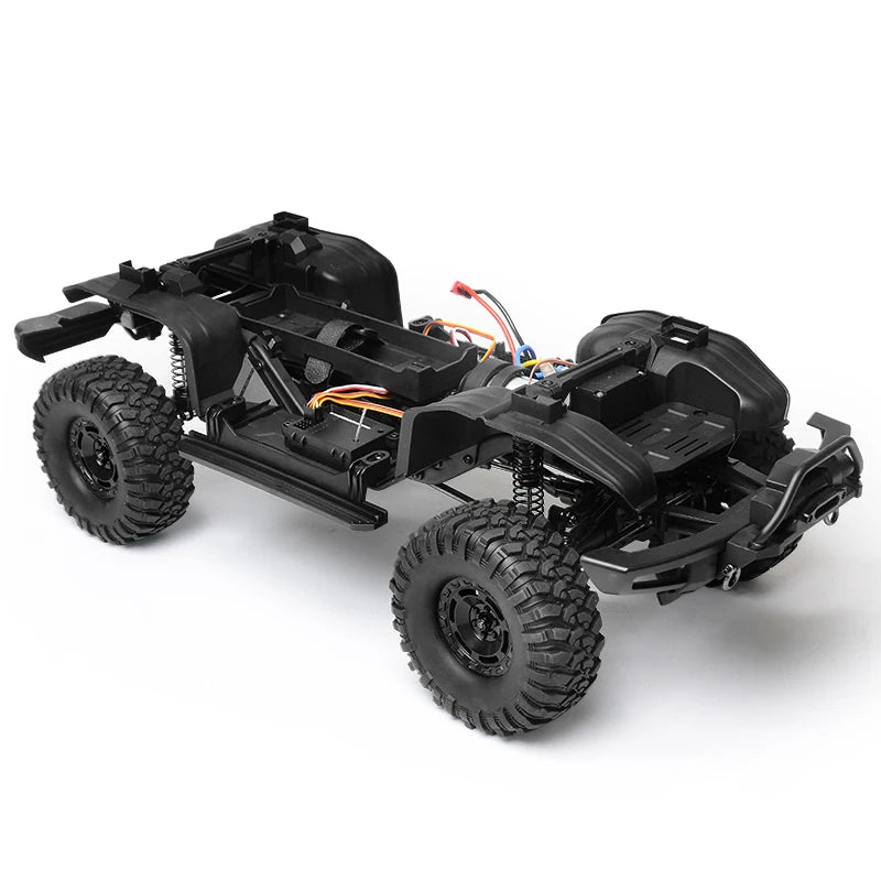 HB 1/10 RC Crawler R1001 4WD RTR Off-road Car with LED 2.4G Electric Remote Control Climbing Rock Buggy Vehicle for Adults