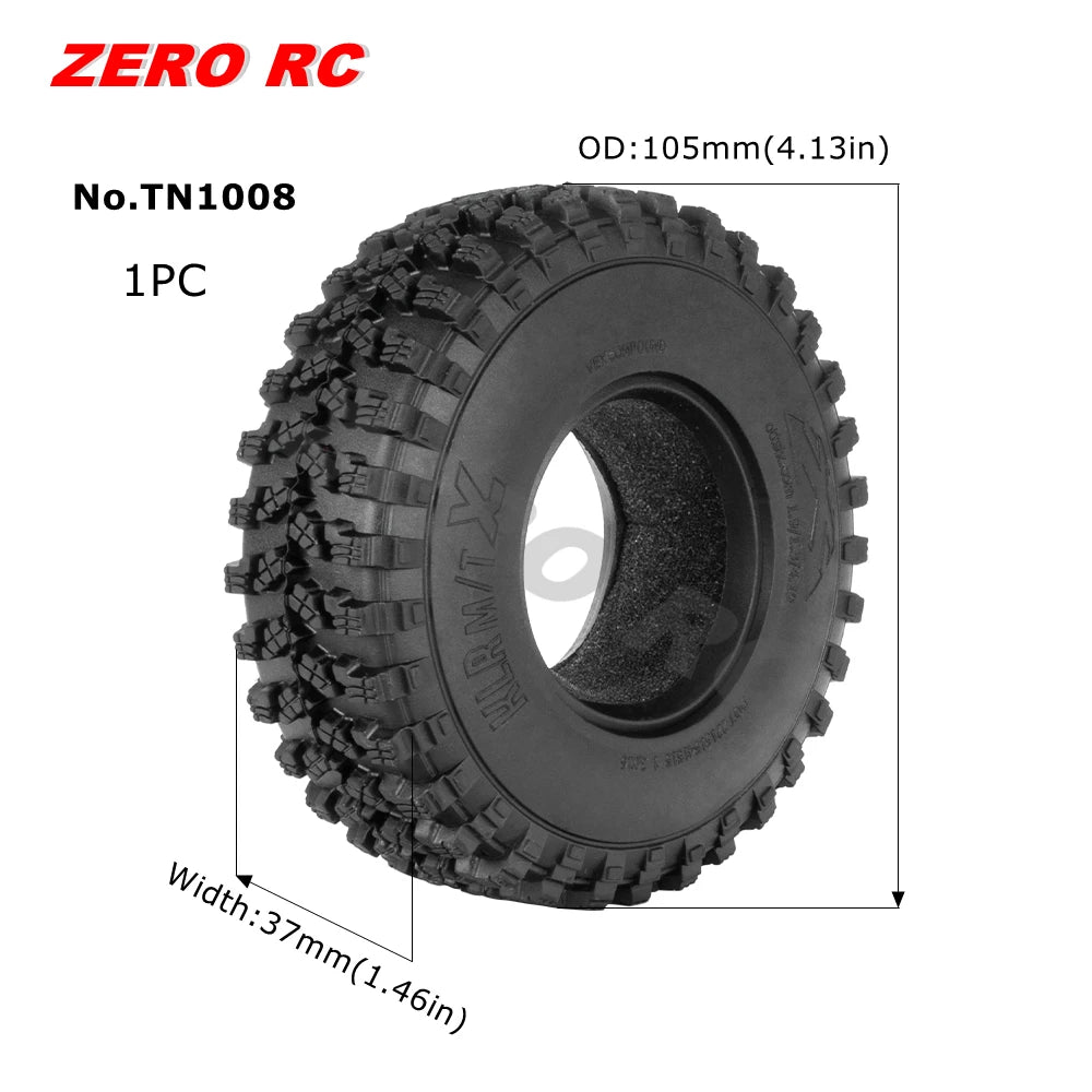 RC TRUCK 1.9" Rock Crawler Tires 90-117mm Tyre For 1/10 Off Road AXIAL SCX10 II III CAPRA TRAXXAS TRX-4 RGT MST RC4WD D90 WHEEL