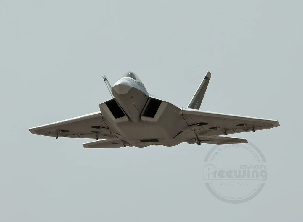 Freewing Flying Wing Model 70mm F-22 Raptor American "Raptor" Channel Fifth Generation Fighter Model Aircraft Toy Model