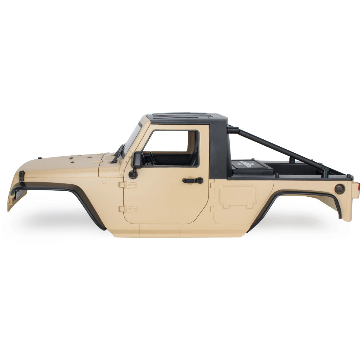 313mm 12.3in Wheelbase Hard Plastic Pickup Body Shell Unassembled Kit for 1/10 RC Crawler Car Axial SCX10 90046 Jeep Wrangler