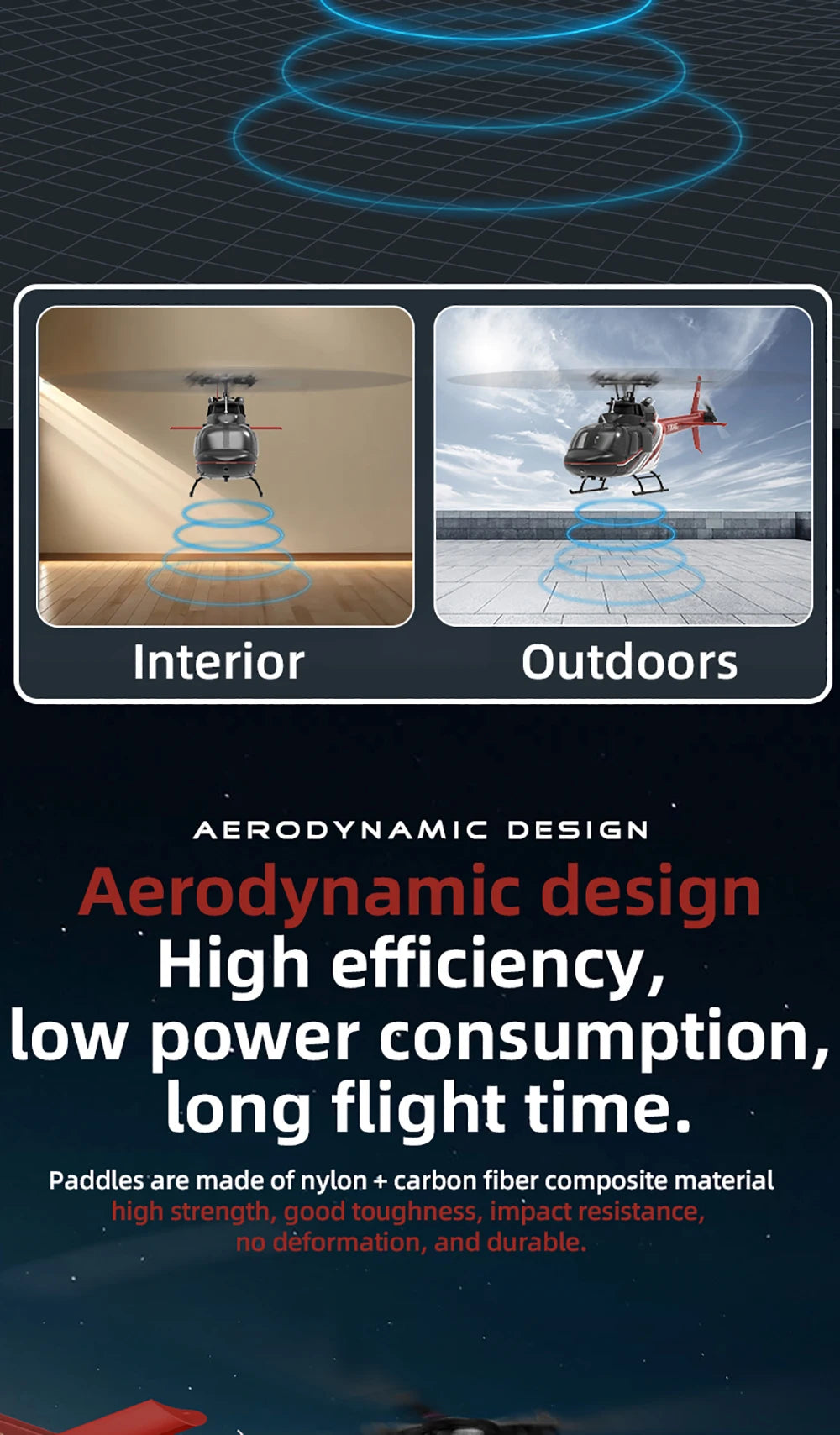 Original YUXIANG 2.4G 6CH Aileronless Bell-206 Helicopter Brushless Motor 6-Axis Gyro 120M Toys