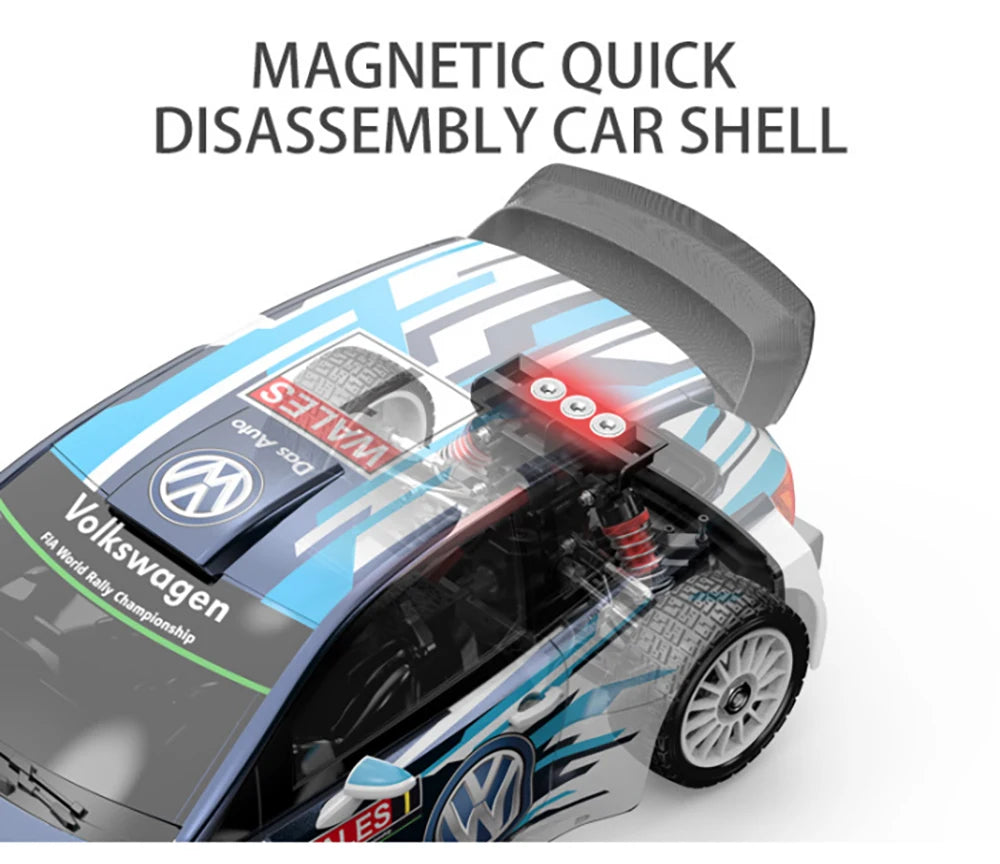 Licensed MJX Hyper Go 7304 1/7 4WD Brushless Rally RC Drift Car ARTR Remote Control Toy Racing Vehicle 4x4 Drive 60km/h