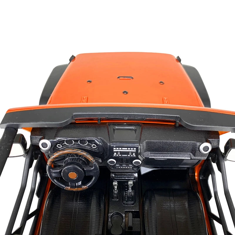 Tube Doors Hard Body Car Shell 12.3" 313mm Wheelbase for 1/10 RC Crawler TRX4 Redcat GEN8 Axial SCX10 90046 Jeep Wrangler