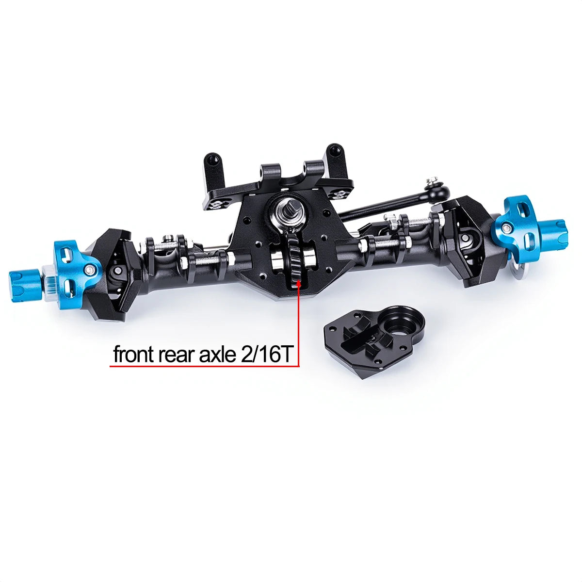 HooCrawler CNC Aluminum SCX24 RC Crawler Axles +9mm Straight Axles for 1/24 RC Crawlers SCX24 90081 C10 JEEP Gladiator