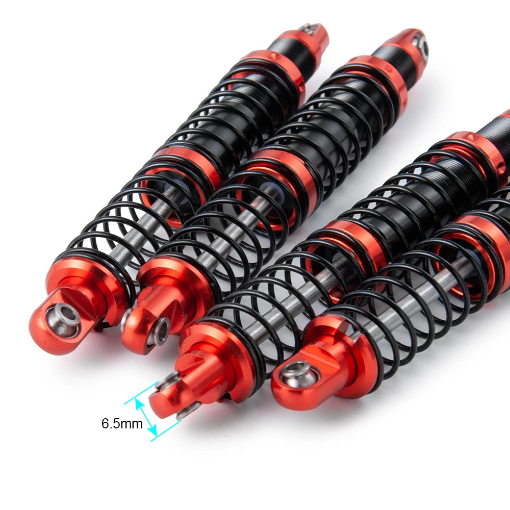 AXSPEED Metal Shock Absorber Oil Damper 75/85/95/105/115/125mm for 1:10 RC Crawler Car Axial SCX10 CC01 Wraith TRX4 TRX6 D90